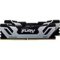 Abbildung von Kingston Fury Renegade DDR5 Silber/Schwarz XMP 48GB 8400MT/s CL40 CUDIMM Desktop Gaming Speicher (Kit mit 2) KF584CU40RSK2 48