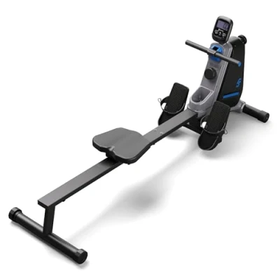 Abbildung von Capital Sports Rudermaschine Themis (Set, Trainingscomputer mit LED Display), klappbar Magnetrudergerät Trainer Ruderbank Stahl