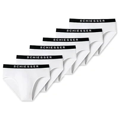 Abbildung von Schiesser 95/5 Organic Cotton Rio Slip/Unterhose 6er Pack (5 Weiß)
