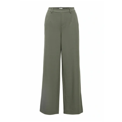 Abbildung von Object Objlisa WIDE Stoffhose, Damen, Größe: 36, Kambaba
