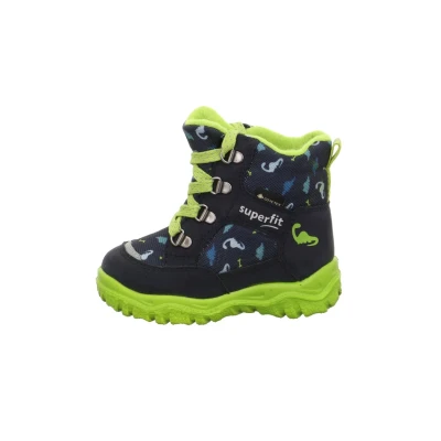 Abbildung von Superfit Jungen HUSKY1 warm gefütterte Gore Tex Stiefel, BLAU/HELLGRÜN 8000