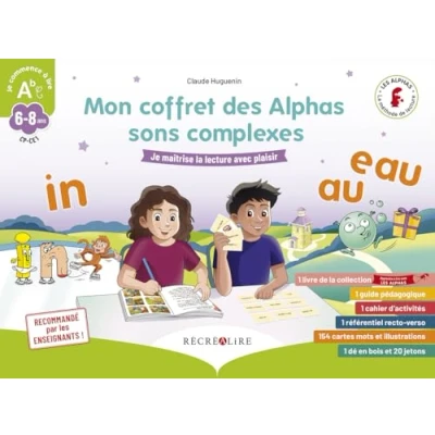 Abbildung von Mon coffret des Alphas sons complexes Méthode de lecture CP CE1 sur les et consonnes qui changent prononciation