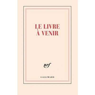 Abbildung von Papeterie Gallimard Carnet Ligne &quot;le Livre a Venir&quot; 11,8x18,5cm