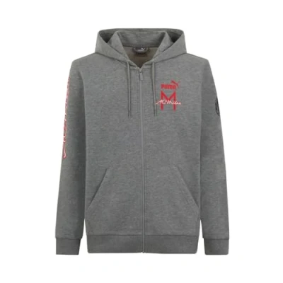 Abbildung von Puma AC Milan Ftblicons Hoody Vereinsmannschaften, Herren, Größe: XL, Medium gray heather