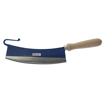 Abbildung von STUBAI Praxe 240 mm mit Haken und ergonomischem Holzgriff Gewicht 550 g geschmiedet, geschliffen, poliert lackiert Art. Nr. 6706 11 Made in Austria