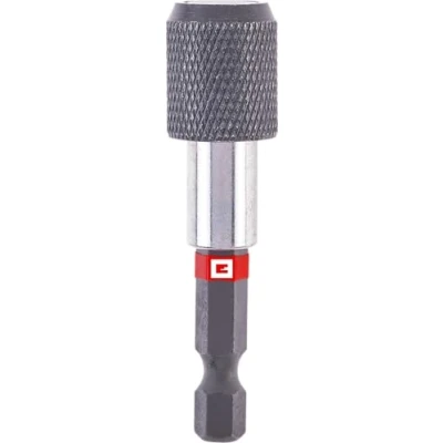Abbildung von Original Einhell Schnellwechselbithalter mit 1/4&quot; E 6.3 Schaft, 60 mm (Chrom Vanadium, Aluminiumhülse, Dauermagnet)