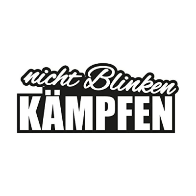 Abbildung von Plott Aufkleber Nicht Blinken Kämpfen Sticker Tuning Autoaufkleber JDM OEM