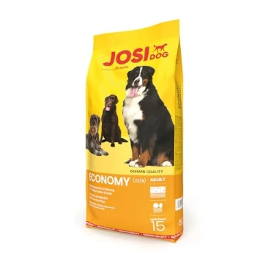 Abbildung von JosiDog Economy (1 x 15 kg) Adult Premium Trockenfutter für ausgewachsene weniger aktive Hunde mit viel tierischem Protein Powered by JOSERA Hundefutter Alleinfutter 1er Pack