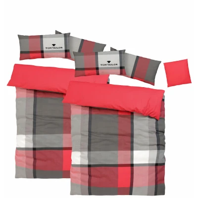 Abbildung von TOM TAILOR HOME Bettwäsche &quot;Lenny in Gr. 135x200 oder 155x220 cm&quot;, mit GRATIS Zugabe: Kissenhülle