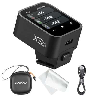 Abbildung von Godox X3 Auslöser für SONY S, kabelloser Blitzauslöser OLED Touchscreen Blitzsender, integrierter Lithium Akku (Xpro S/XProII S Upgrade)