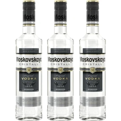 Abbildung von Moskovskaya Cristall I Superior Vodka 3 x 0,5L 40%
