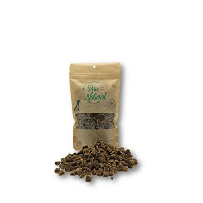 Abbildung von Paw Natural Hunde Leckerlis Training 250g Strauß Leckereien 100% Gluten &amp; getreidefrei aus frischem Fleisch gesunder Tiere