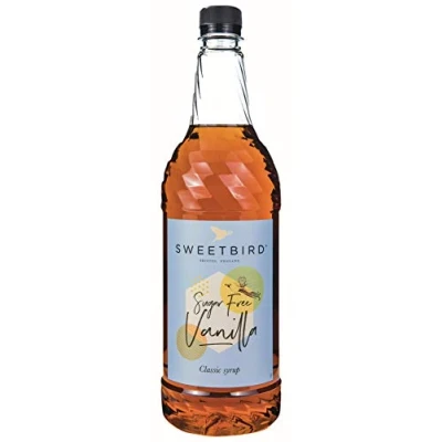 Abbildung von Sweetbird Vanillesirup ohne Zucker, 1 Liter, FS253