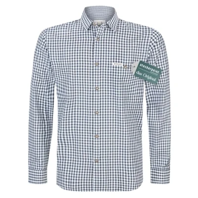 Abbildung von Stockerpoint Herren Campos3 Trachtenhemd, Marine, S