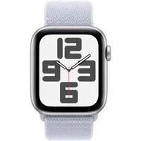 Abbildung von Apple Watch SE Silber Aluminium Sport Loop Blaue Wolke GPS + Cellular 44mm MXGR3QF/A