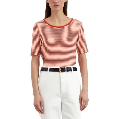 Abbildung von Marc O&#039;Polo Short Sleeve Round NECK Striped Tshirt print, Damen, Größe: Small, Multi