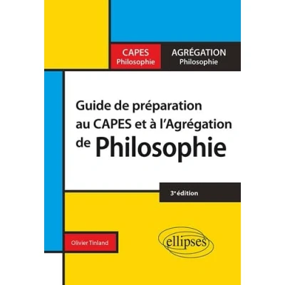 Abbildung von Guide de préparation au Capes et à l&#039;Agrégation philosophie 3e édition (CAPES/AGREGATION)