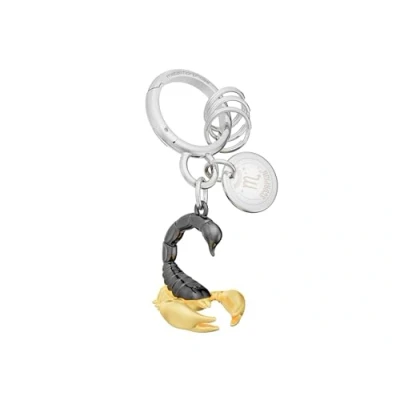 Abbildung von O meta[l]morphose METALMORPHOSE Schlüsselanhänger Charms Sternzeichen Skorpion Geschenk für Herren, Damen und Kinder, Schwarz, one size
