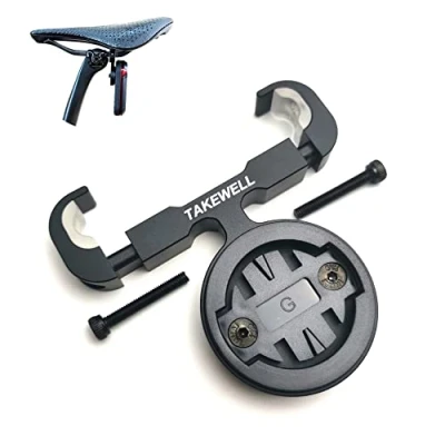 Abbildung von TAKEWELL Fahrradsattel Sattelstützenhalterung für Garmin Varia RTL515, kompatibel mit RTL510/RVR315, Aluminiumlegierung, verschraubt
