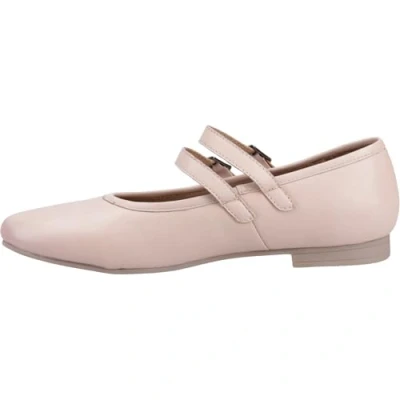 Abbildung von Hush Puppies Nancy Mary Jane Leder Frauen Blush Ballerinas