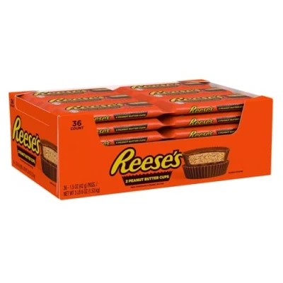Abbildung von Reese&#039;s Peanut Butter Cups Erdnussbutter Cup Riegel: 36 Stück (36 x 42 g)