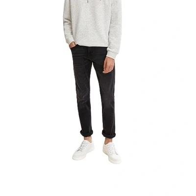 Abbildung von TOM TAILOR Herren Josh Regular Slim Jeans 1032773, 10273 Dark Stone Black Denim, 29W / 32L