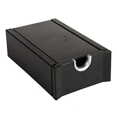 Abbildung von Exacompta 685411D Exabusiness Kartenbox (für 300 Visitenkarten, praktisch und elegant) 1 Stück schwarz