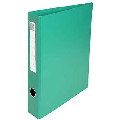 Abbildung von Exacompta 51643E Ringbuch (4 Ringe, Rücken 60mm, kaschierter Karton, PVC, DIN A4) 1 Stück grün