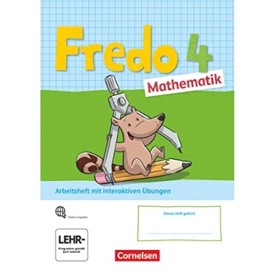 Abbildung von Fredo Mathematik Ausgabe A 2021 4. Schuljahr: Arbeitsheft mit interaktiven Übungen online