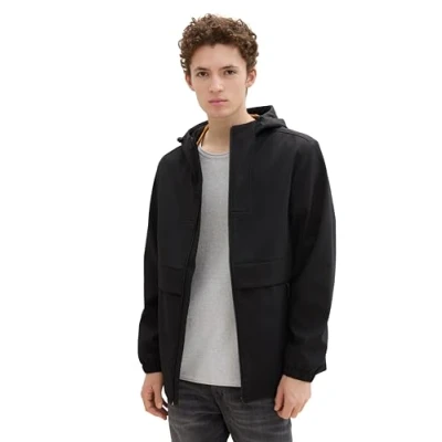 Abbildung von TOM TAILOR Denim Softshelljacke, mit Kapuze, Kapuze
