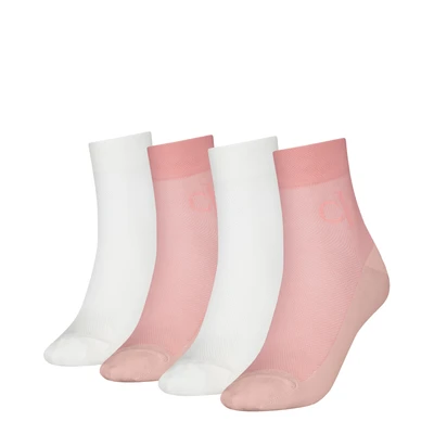 Abbildung von Calvin Klein Jeans Socken &quot;CKJ WOMEN SHORT SOCK 4P MESH ECOMM&quot;, (4 Paar), mit dezentem Logo Print