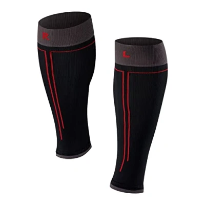 Abbildung von Falke Energizing TUBE Beinwärmer, Damen, Größe: 30 35 cm Wadenumfang, Black