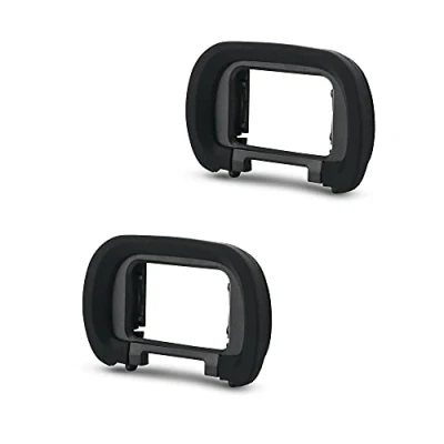 Abbildung von (2 Stück Pro Paket) JJC Weiche Silikon Augenmuschel für Sony Alpha A7RV A9III A1 A7SIII A7IV ILCE 9M3 1 7RM5 7SM3 7M4 Spiegellose Vollrahmenkamera Ersetzt FDA EP19