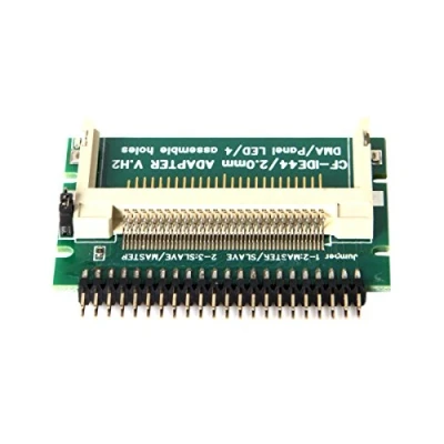 Abbildung von cablecc CF Compact Flash Merory Karte zum Laptop 2,5 44 poliger Stecker auf IDE Festplatte HDD SSD Adapter