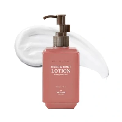 Abbildung von [VILLAGE11FACTORY] WILL INVIGORATE HAND &amp; BODY LOTION (300ml) Koreanische Pflege Körper und Handlotion Vegan Belebend Grapefruit Lavendel Aromatherapie