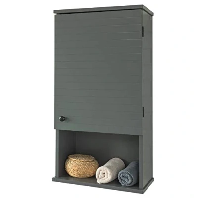 Abbildung von SoBuy Hängeschrank BZR25 mit einer Tür und einem Fach Wandschrank Küchenschrank Medizinschrank