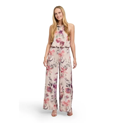 Abbildung von Vera Mont MIT Blumenprint Jumpsuit, Damen, Größe: 36, Cream dark red