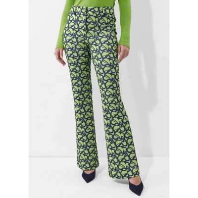 Abbildung von Alba Moda Stoffhose, Damen, Größe: 40, Green navy