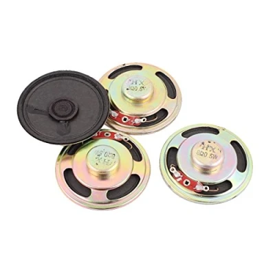 Abbildung von sourcing map 4 Stück Leistung 0,5W 8 Ohm 50mm Durchmesser Interner Magnet Lautsprecher de