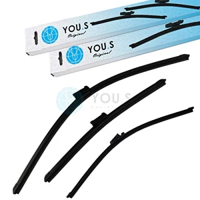 Abbildung von YOU.S SCHEIBENWISCHER SET VORNE + HINTEN 380+600+400 mm (3 Stück)