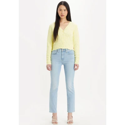 Abbildung von Levi&#039;s 724 HIGH RISE Jeans Slim Fit, Damen, Größe: 30x28, Western white