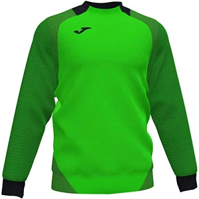 Abbildung von Joma Herren Essential II Sweatshirts, Grün fluoreszierend Schwarz, XXL