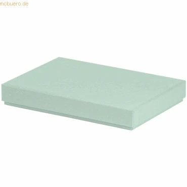 Abbildung von Rössler Papier 13521453651 Boxline Kartonage rechteckig, passend für DIN A5, Mint, 1 Stück