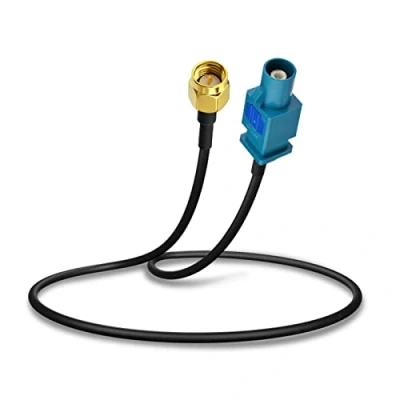 Abbildung von Bingfu Fakra Z Stecker auf SMA Auto Antenne Verlängerungskabel 30cm für Autoradio Android Head Unit GPS Navigation FM Radio Sirius XM Satellitenradio 4G LTE TEL Telematik Bluetooth Modul