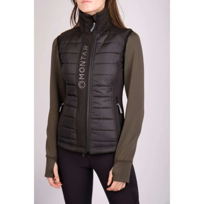 Abbildung von Montar Weste Emma Quilt Junior Schwarz 140