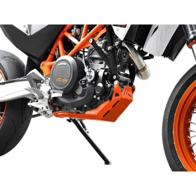 Abbildung von ZIEGER Motorschutz Unterfahrschutz kompatibel mit KTM 690 SMC R / Enduro orange