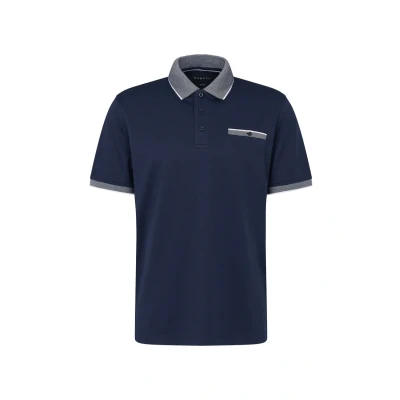Abbildung von bugatti Poloshirt, Herren, Größe: Medium, Marine