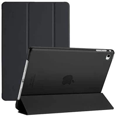 Abbildung von TechDealsUK Smart Case für iPad Mini 5 2019 4 2015 mit magnetischer Sleep Wake Funktion Modellnummer A1538 A1550 A2126 A2124 Schwarz