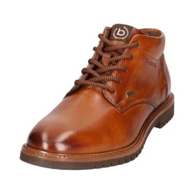 Abbildung von bugatti Herren Schlupfstiefel, Männer Stiefel Kaltfutter,uebergangsstiefel,uebergangsschuhe,lederstiefel,reißverschluss,Cognac (6300),41 EU/EU UK