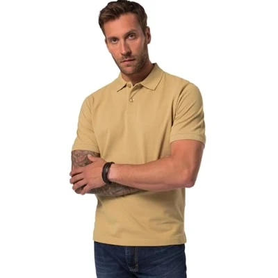 Abbildung von JP1880 Poloshirt, Herren, Größe: 7XL, Sand brown
